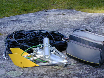 underwater video camera with cable